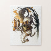 Reiten für Frauen Puzzle (Vertikal)