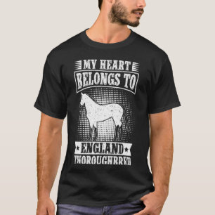 Reiten gehört zu England Vollblut H T-Shirt