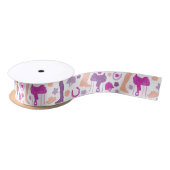 Reiten - Gemustert Satinband (Spule)