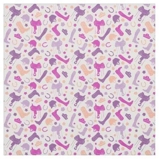 Reiten - Gemustert Stoff (Muster)