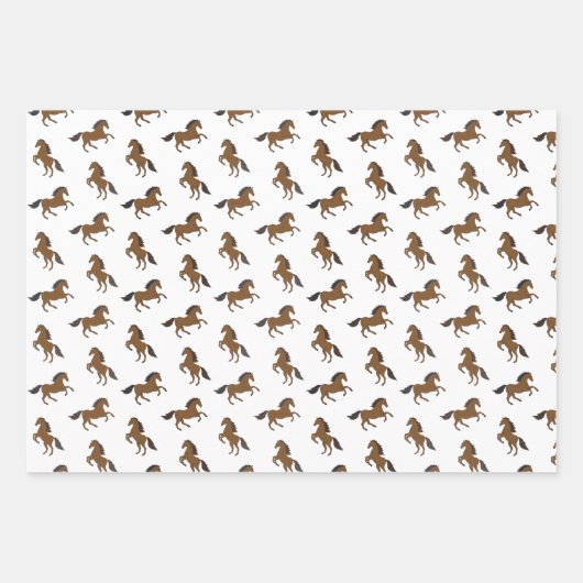 Reiten Geschenkpapier Set (Vorderseite)
