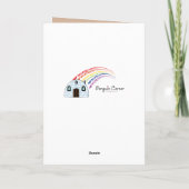 Reiten Girl-Performance Glückwunsch Karte (Rückseite)