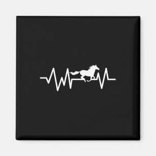 Reiten Heartbeat Reitsport Rodeo Magnet