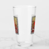 Reiten Hood Picken Rote Blume Wolf auf Hügel Glas (Links)