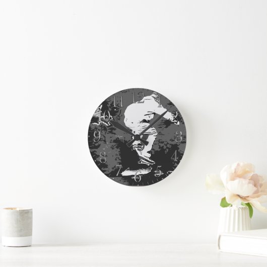 Reiten im Sturm - Skateboarder - Runde Uhr (Zuhause)