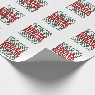 Reiten im Winter Wunderland Ugly Weihnachten Geschenkpapier