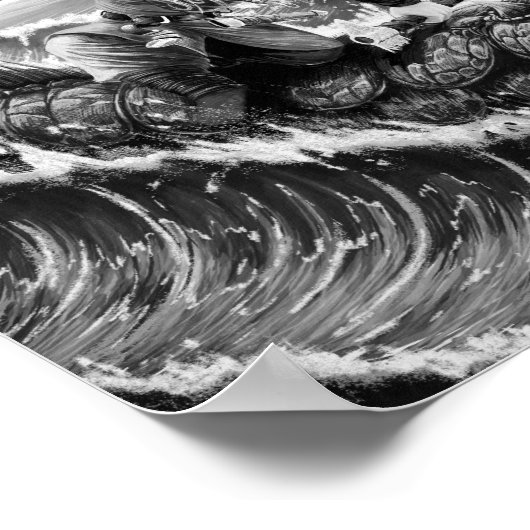 Reiten im Wyrm Poster (Ecke)