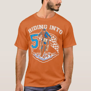 Reiten in 5 Jahre alt 5. Geburtstag Boy Dirt Bike T-Shirt