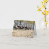 Reiten in den Bergnotecards Karte (Gelbe Blume)