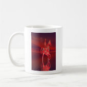 Reiten in der Abenddämmerung Kaffeetasse (Links)