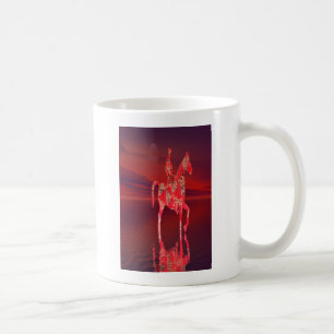 Reiten in der Abenddämmerung Kaffeetasse