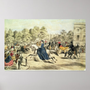 Reiten in faule Reihe, Hyde Park Poster