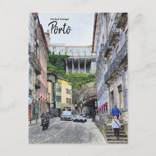 Reiten in Porto - Portugal Postkarte