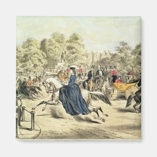 Reiten in Rotten Row, Hyde Park Magnet (Vorne)