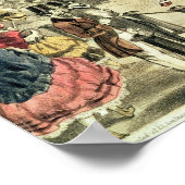 Reiten in Rotten Row, Hyde Park Poster (Ecke)