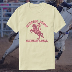 Reiten jetzt erwachsen später Funny Vintag Horse T-Shirt