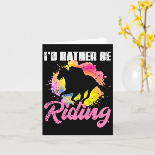 Reiten Karte (Gelbe Blume)