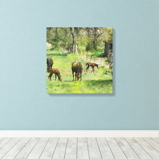 Reiten & Klettern - Piazza della Riforma Leinwand (Insitu (Holzboden))