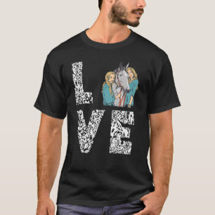 Reiten Liebe Reiten T-Shirt