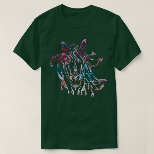 Reiten Lover Geschenk Pferd T-Shirt (Design vorne)