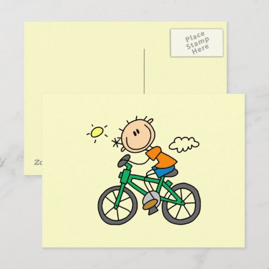 Reiten - Männlich Postkarte (Vorne/Hinten)