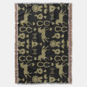 Reiten mit Gold Decke (Vorderseite Vertikal)