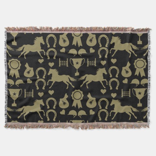 Reiten mit Gold Decke (Vorderseite)