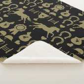 Reiten mit Gold Sherpadecke (3/4)