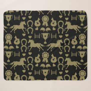 Reiten mit Gold Sherpadecke