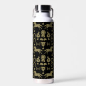 Reiten mit Gold Trinkflasche (Vorne)