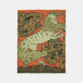 Reiten Mittelalterliche Kunst Kunsthandwerk Jugend Fleecedecke (Vorderseite)