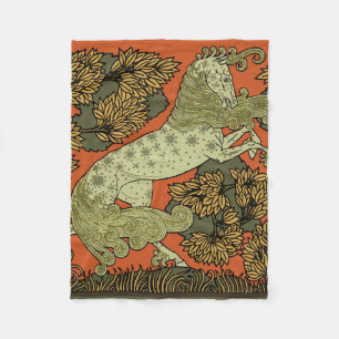 Reiten Mittelalterliche Kunst Kunsthandwerk Jugend Fleecedecke