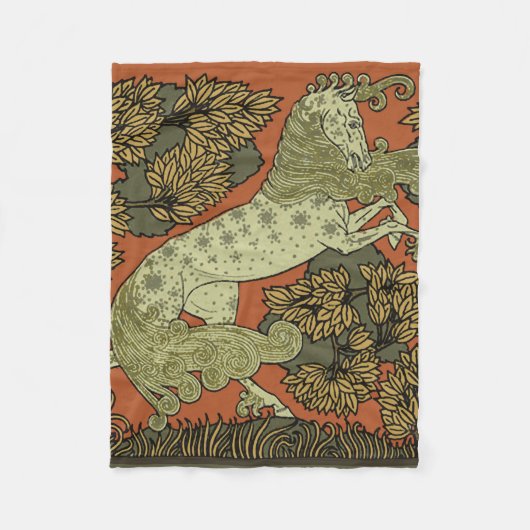 Reiten Mittelalterliche Kunst Kunsthandwerk Jugend Fleecedecke (Vorderseite)