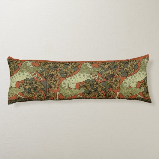 Reiten Mittelalterliche Kunst Kunsthandwerk Jugend Seitenschläferkissen (Rückseite)