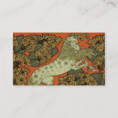 Reiten Mittelalterliche Kunst Kunsthandwerk Jugend Visitenkarte (Rückseite)