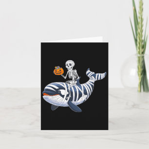 Reiten Mummy Orca Halloween Candy Whale Karte