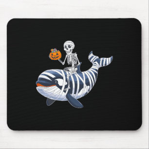 Reiten Mummy Orca Halloween Candy Whale Mousepad