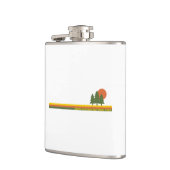 Reiten Nationalpark Pine Trees Flachmann (Links)