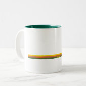 Reiten Nationalpark Pine Trees Zweifarbige Tasse (Vorderseite Links)
