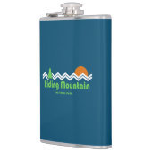 Reiten Nationalpark Retro Flachmann (Links)