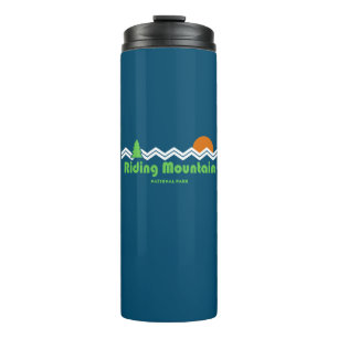 Reiten Nationalpark Retro Thermosbecher