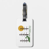 Reiten Nationalparkprojekt des Hochgebirges Gepäckanhänger (Rückseite vertikal)