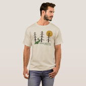Reiten Nationalparkprojekt des Hochgebirges T-Shirt (Vorne ganz)