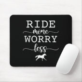 Reiten noch schlimmer Reitpferd Mousepad (Mit Mouse)