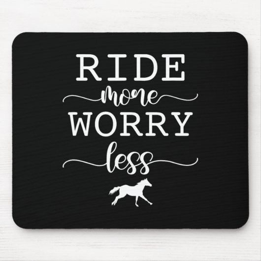 Reiten noch schlimmer Reitpferd Mousepad (Vorne)