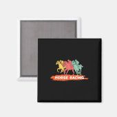 Reiten Pferde Reiten Magnet (Vorderseite/Rückseite)