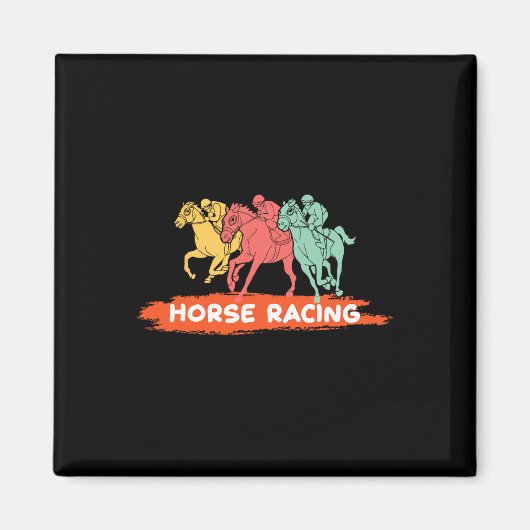 Reiten Pferde Reiten Magnet (Vorne)