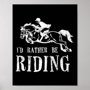 Reiten Pferde Reitsportler Poster