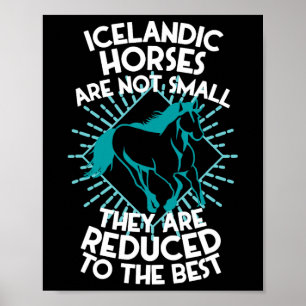 Reiten - Pferdereiten Isländisch Ho Poster