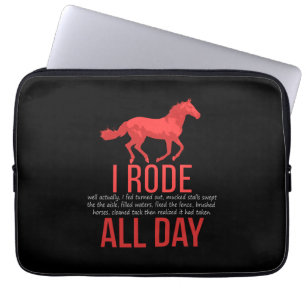 Reiten - Pferdereiten Laptopschutzhülle
